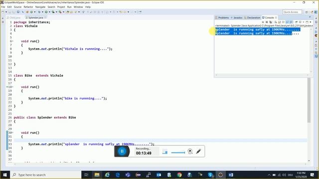 Core Java Online Training Session 72 | Java Tutorial in Hindi | Java Tutorial For Beginners