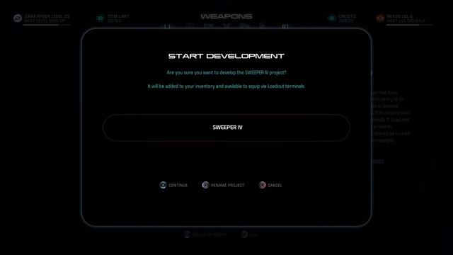 Mass Effect™ Andromeda (PS4)  Sara learns how to craft OP Assault Rifles with seeking rounds