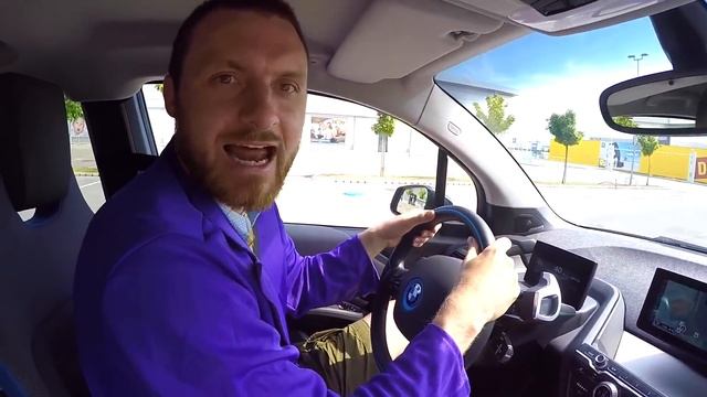 Im Driving in My Car Song  Tim  Dad Ride on BMWi3 Electric Car with TimKo Kid