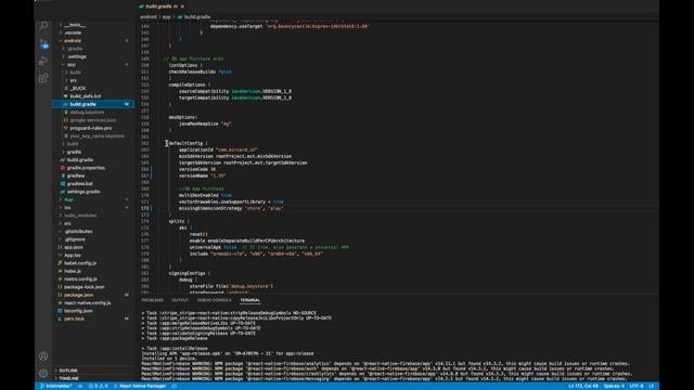 Could not determine the dependencies of task :app:mergeDebugAssets react-native-iap