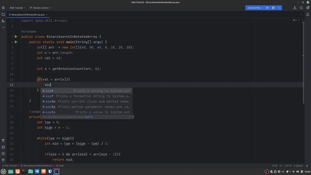 DSA Practice Series | Binary Search | Binary Search in Rotated Array | #47 | Entri Elevate Hindi