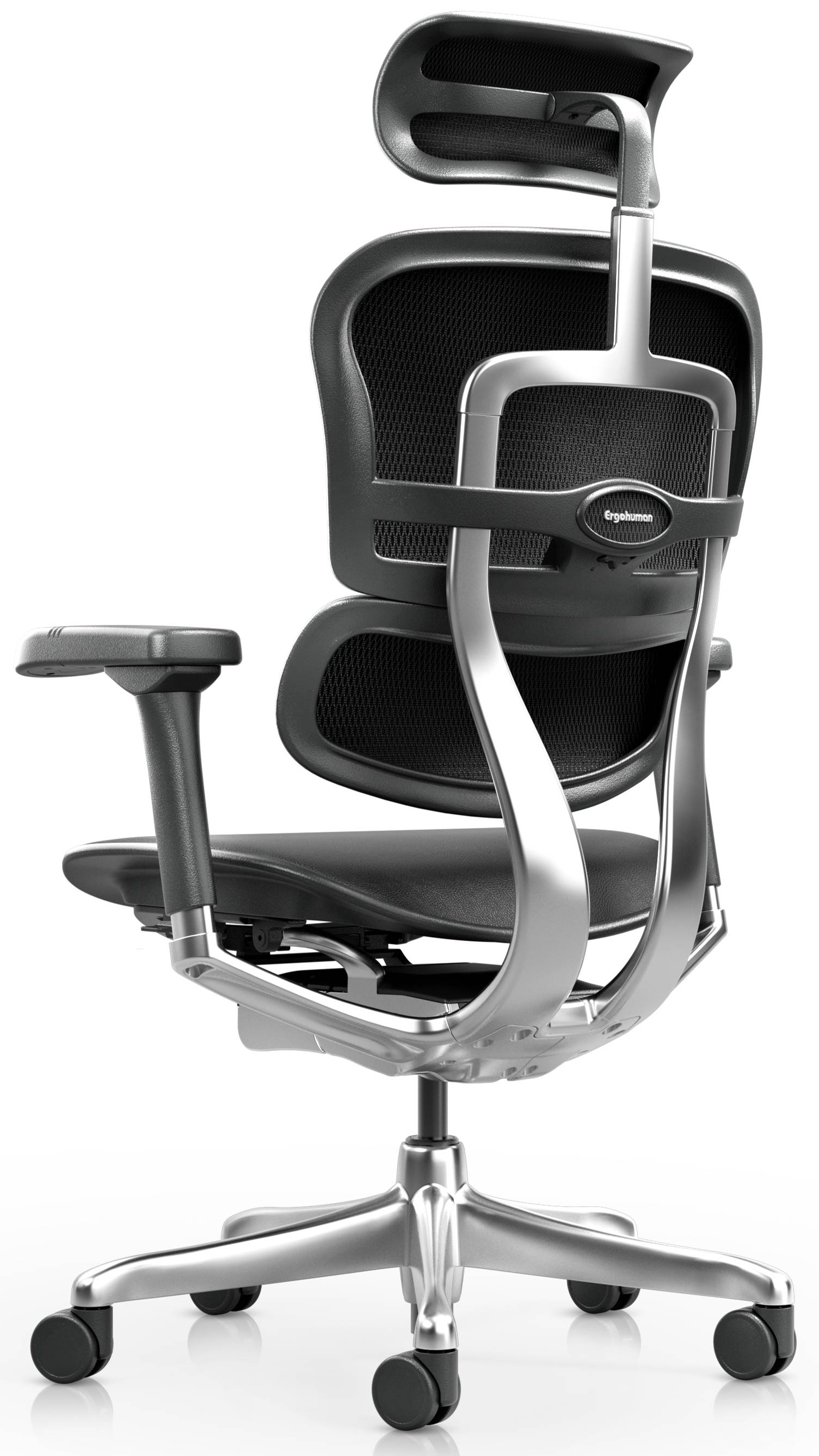 ERGOHUMAN ELITE 2 LUX LEATHER кожаное эргономичное кресло для руководителя, подставка для ног опция