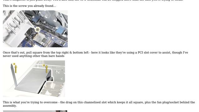 Apple: Taking the front fans out of an Mac Pro Early 2008 to clear out the dust? (2 Solutions!!)