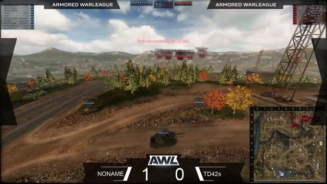 ARMORED WARLEAGUE. День 6. NONAME vs TD42s 10.10.2016