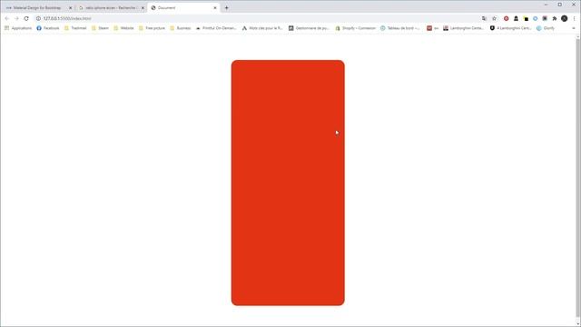 Avoir un iPhone Layout en HTML & CSS