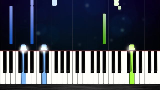 The Script - Hall of Fame - EASY Piano Tutorial by PlutaX