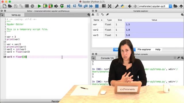 Video 7-4: Variablentypen in Python
