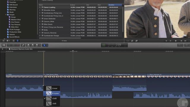 FINAL CUT PRO X   LESSON 19   BASIC   EDITING SOUND TRACKS