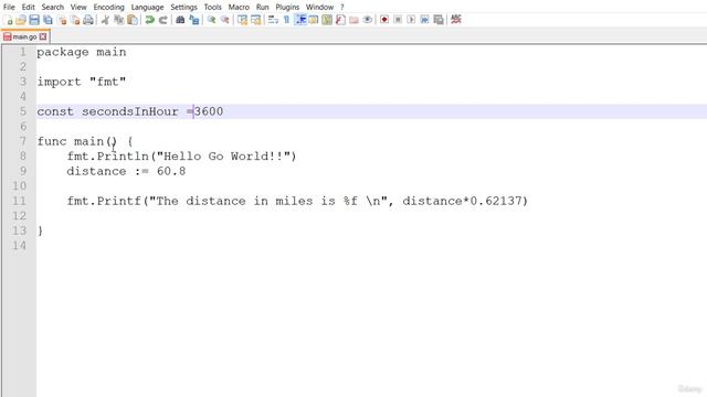 13 - Formatting Go Source Code gofmt
