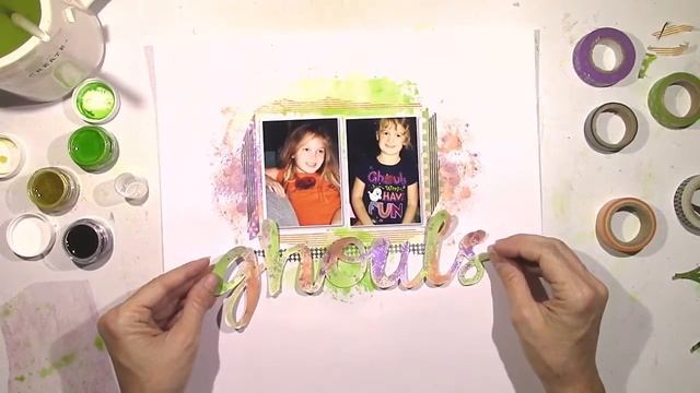Scrapbooking Process with Missy Whidden / Halloween Layout
