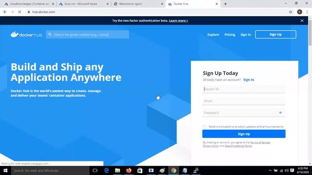 Azure Web APP Service Deploy IN Docker Container