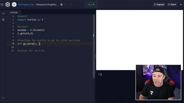 How to make turtle follow your mouse in Python  Python beginner tutorial