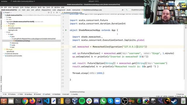 Memcached with Scala Shade