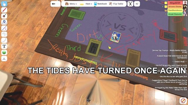 Tabletop Simulator Mod Review Episode 12.6: Anime Top Trumps  -Waifu Battle Edition 3.5-
