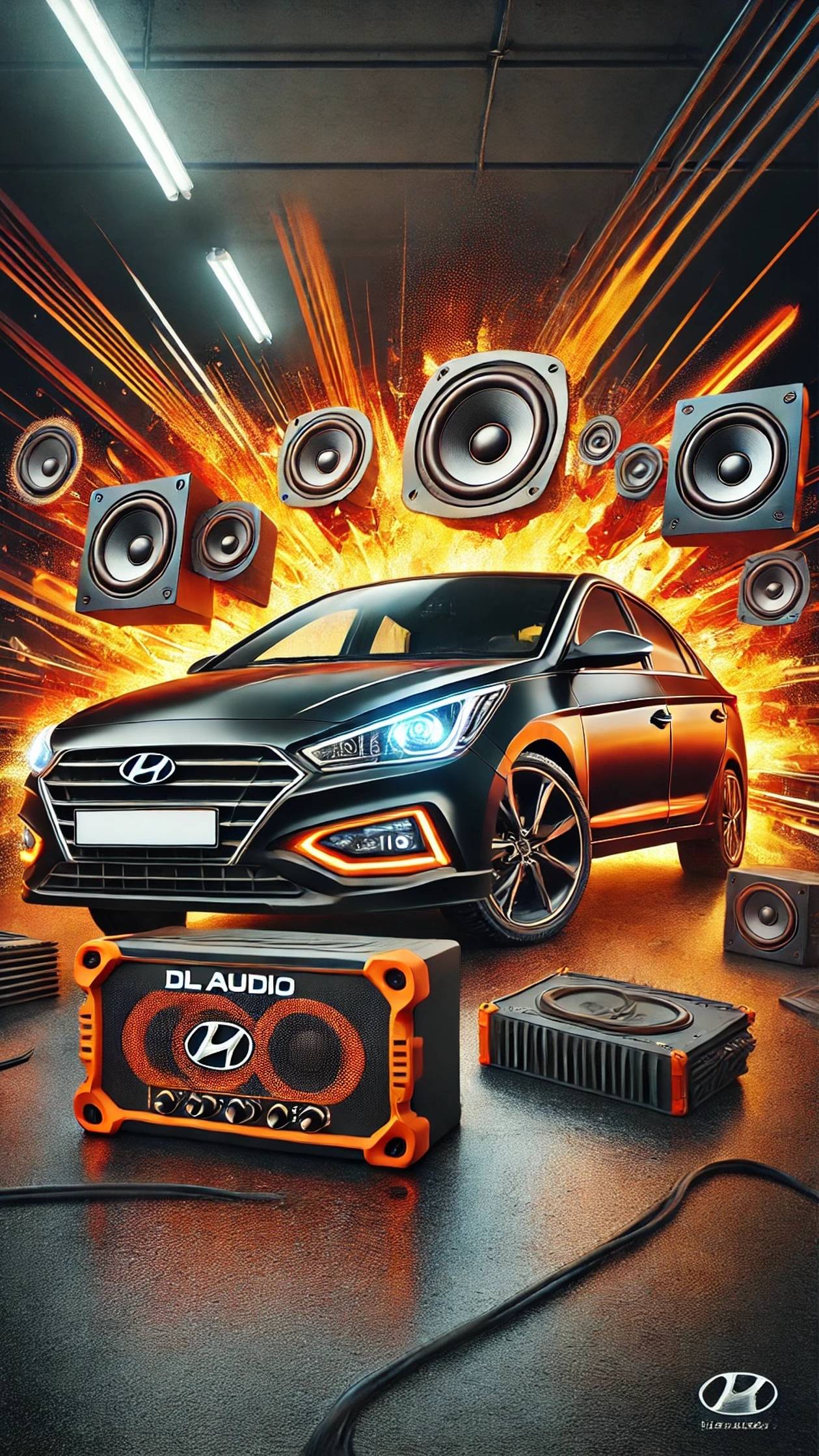 Установка и прослушивание усилителя Raven 4. 135 от DL Audio в Hyundai Accent