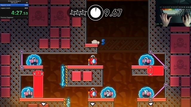 10 Second Ninja X - 300star% Speedrun - 8:45