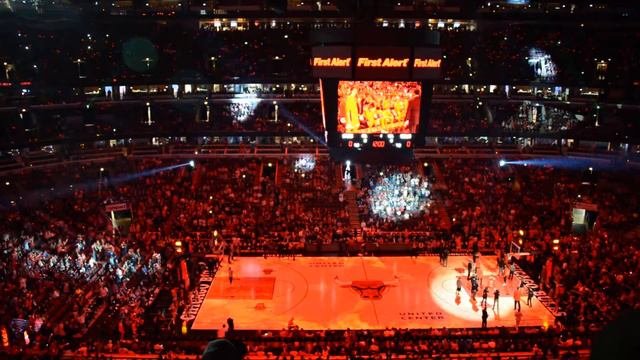 Chicago Bulls opening game intro 2017