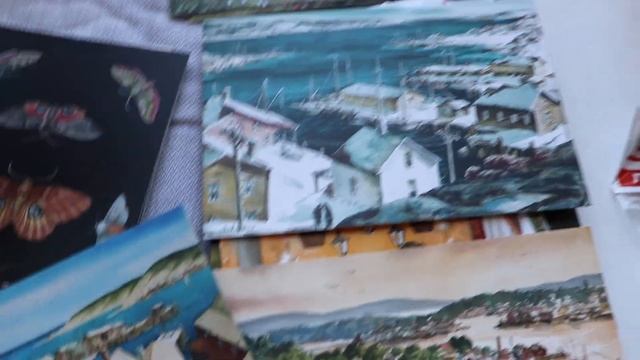 Открытки Grape Art и пара книг впридачу