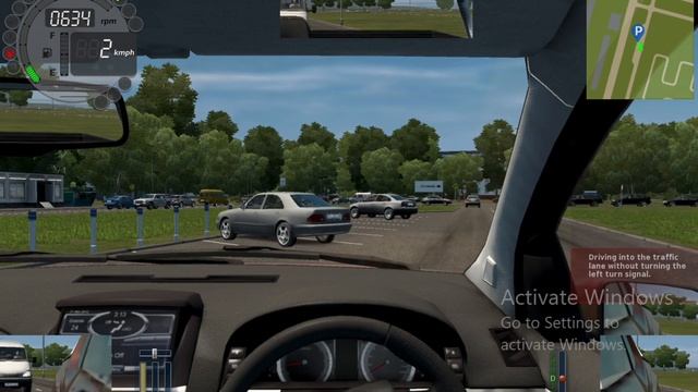 City Car Driving on Macbook Pro M1 14" - MacOS Parallels Desktop 18 + Win11 + Logitech G920