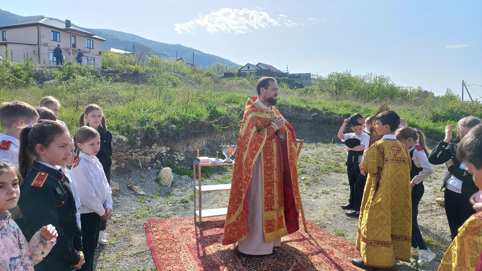 Строительство православного храма в с. Марьина Роща г. Геленджика Краснодарского края