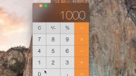 OS X Yosemite новый калькулятор