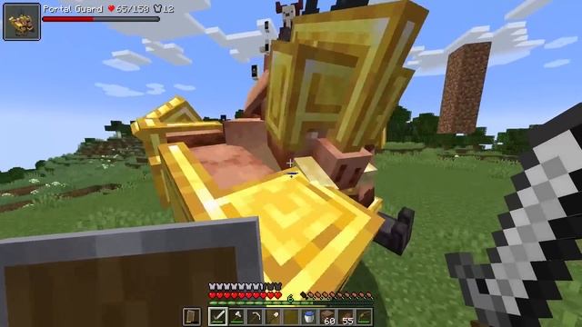 I Fought the Piglins from Minecraft Legends in Minecraft
