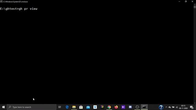 Pull request in Github CLI (Last-part)