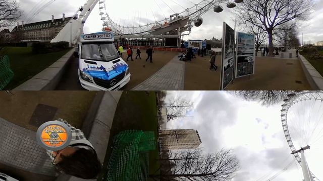 #360 Video London Eye giant Ferris wheel London Share if you like!