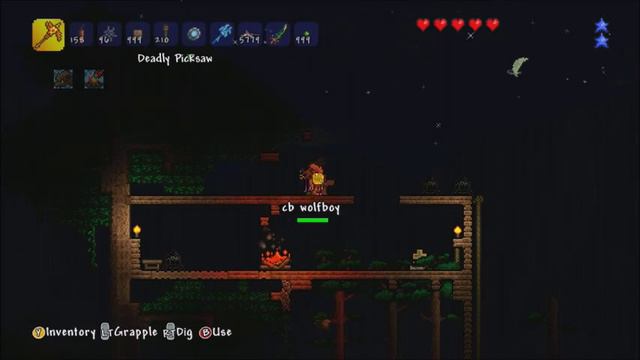 kid cries because he doesnt have red wings in Terraria