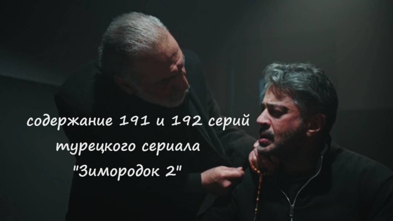 Содержание 191 и 192 серий (25 турецкая) второго сезона сериала "Зимородок" (РФ, 2023 / 2024)