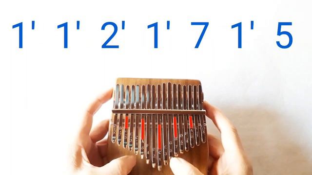 Yiruma - River Flow in You (Easy Kalimba Tabs/Tutorial/Play-Along) - Kalimba Cover