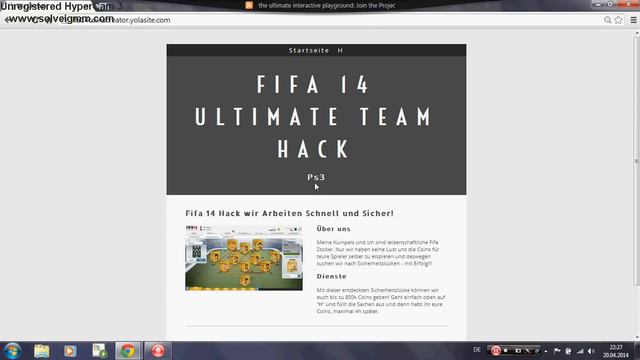 Fifa 14 FUT Coins Hack [german] (PS3/PS4)