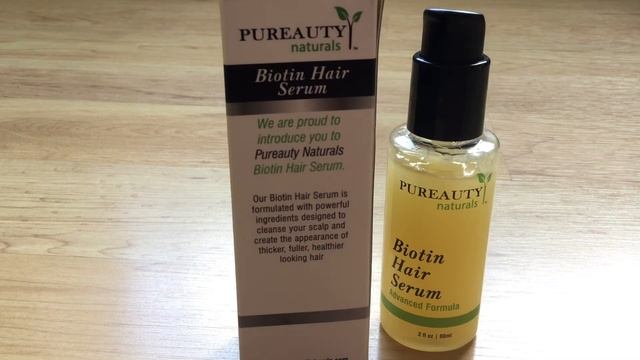 Pureauty naturals biotin hair serum
