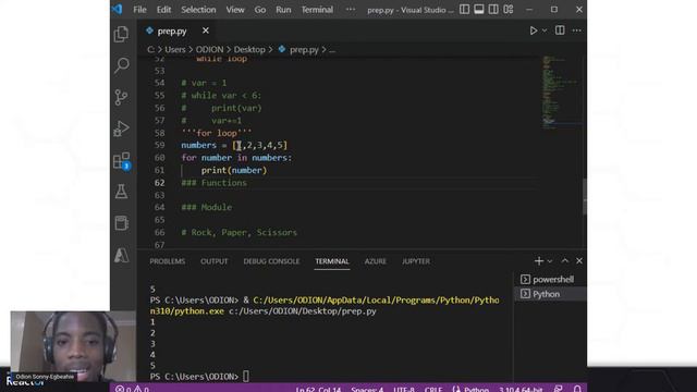 Create your first program with Python