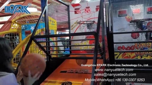 EPARK Coin Operated Basketball Game Machine Arcade Indoor Sports Street Basketball Game Machine
