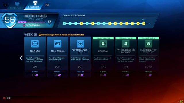 Week 15 Challenges | Rocket League