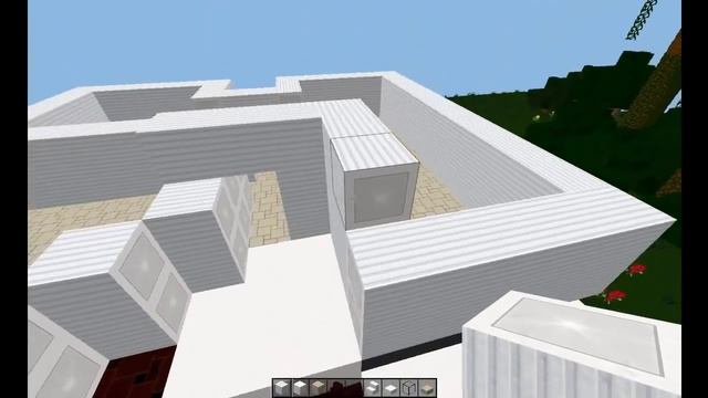 Как построить красивый дом в Minecraft #1 [Кварцевый дом Part 2]