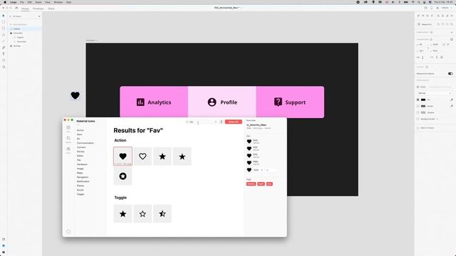 Adobe XD: How to create a horizontal website navigation