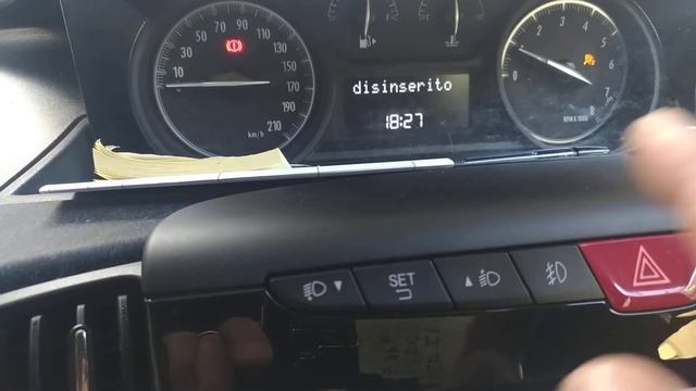 lancia y disinserimento airbag passeggero