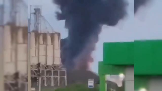 Тамбовская область,атакована нефтебаза.