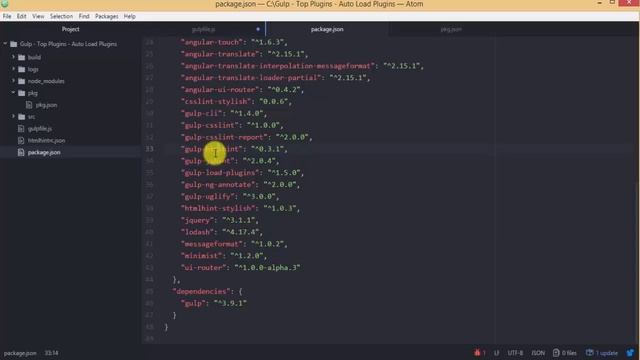 Gulp | Série Top Plugins - Video 4 - Auto Load Plugins - Gulp Load Plugins - Sw9