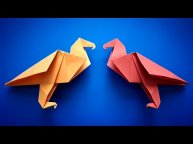 Как сделать орла из бумаги. Птица из бумаги. Оригами