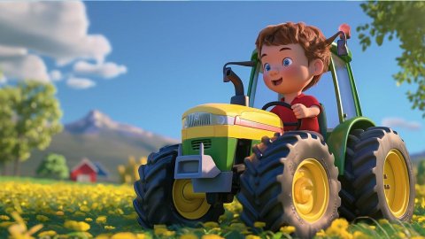 Leo's Big Tractor Adventure | Fun Kids Song