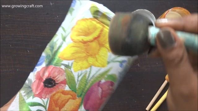 Big Decoupage tutorial DIY How to make old wood texture I Image Transfer at home