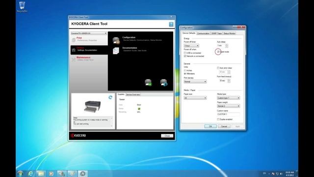 KYOCERA Client Tool for the FS-1061DN FS-1041 FS-1220MFP FS-1325MFP and FS-1320MFP