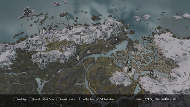 my skyrim has no clouds