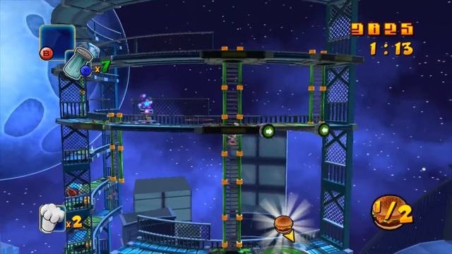 BurgerTime: World Tour Xbox 360 Intro  Gameplay