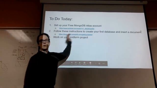 CS485 Week 07 Day 02 - MongoDB Atlas