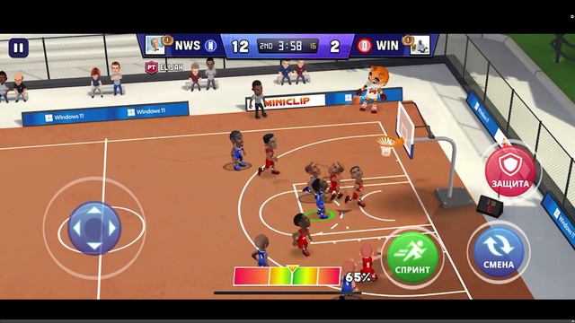 ПЕРВЫЙ ВЗГЛЯД  ОБЗОР  ГЕЙМПЛЕЙ  Mini Basketball