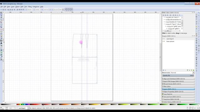 Introduction to making digital sewing patterns with Inkscape Part 1